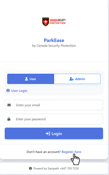 Register Button