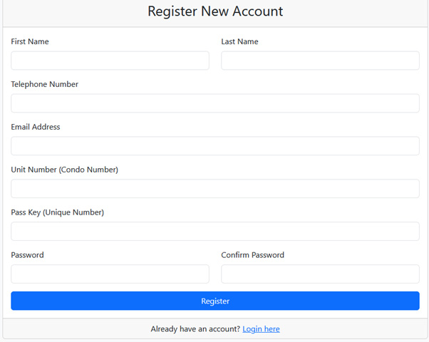Registration Form